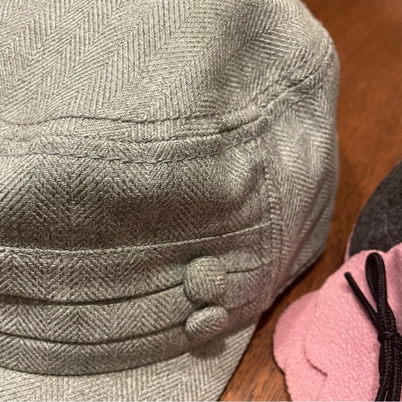 Set 2 Cap/Hats 1 Stormy Kromer Petal Pusher Cap Wool Blend 2 Gray Herringbone - Picture 13 of 16